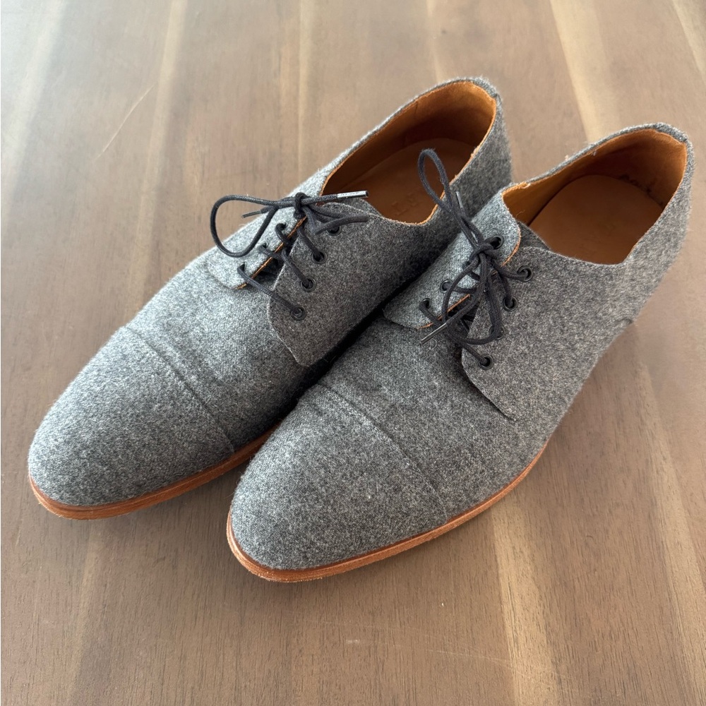 Taft Jack Gray Oxford Shoes Sleek RARE